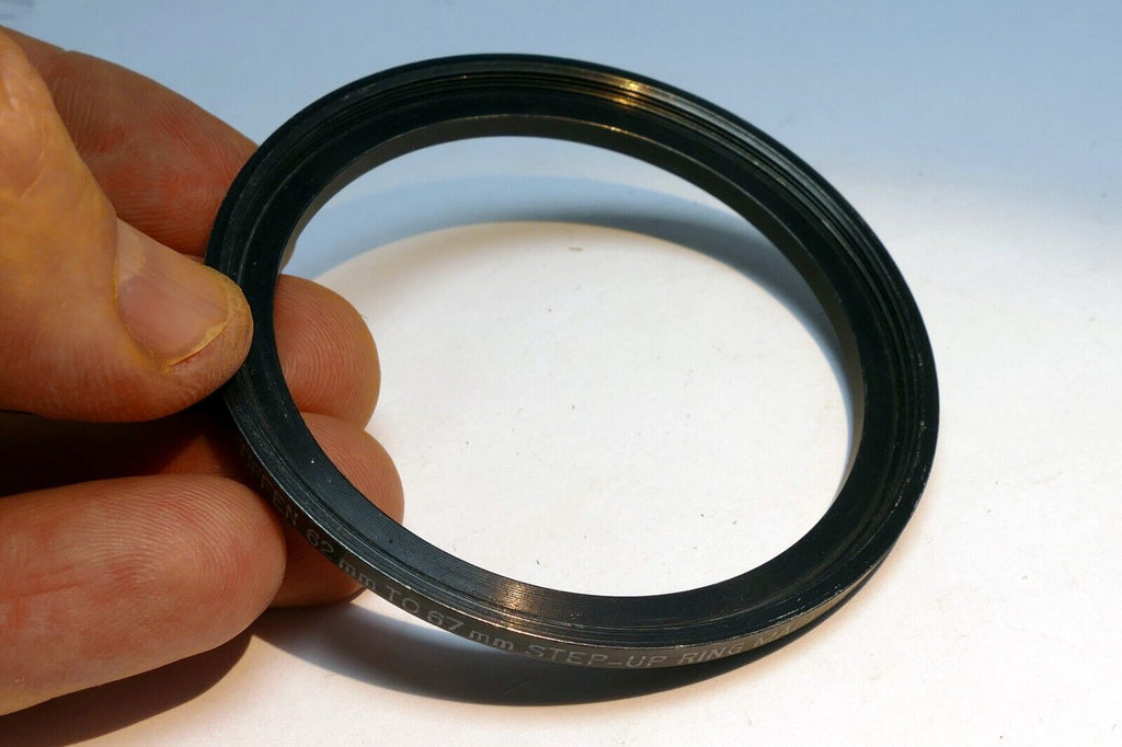 Ring adapter 62mm step-up to 67mm  ring for 8 VIII 66.6mm holder Tiffen USA