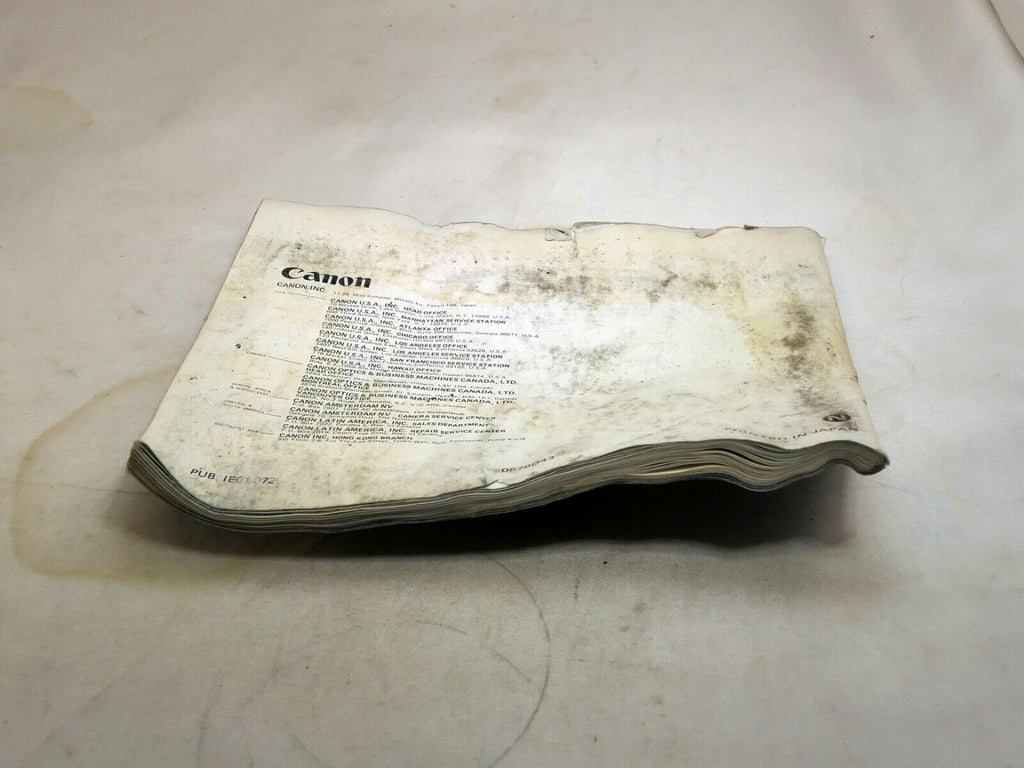 Canon AE-1 Camera Owner's Guide Instructions English E genuine original OEM