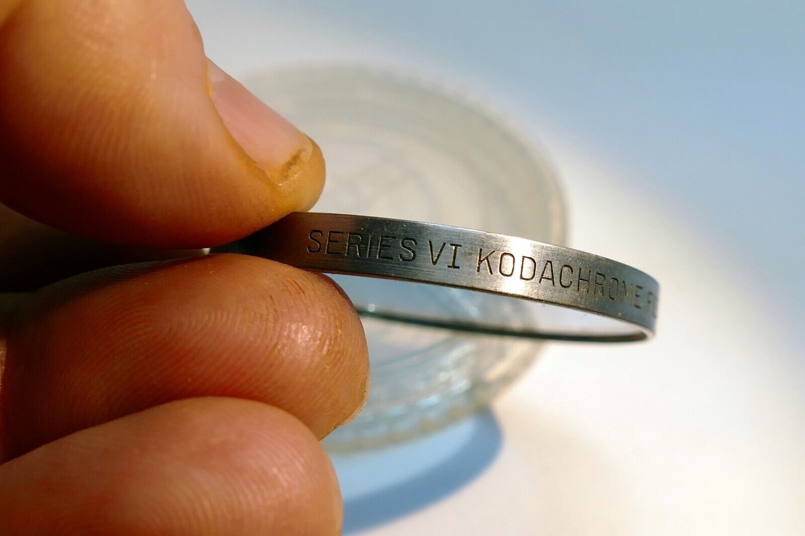 Kodak Lens Filter Series VI ( 6 ) drop in type Blue Photoflood 80B