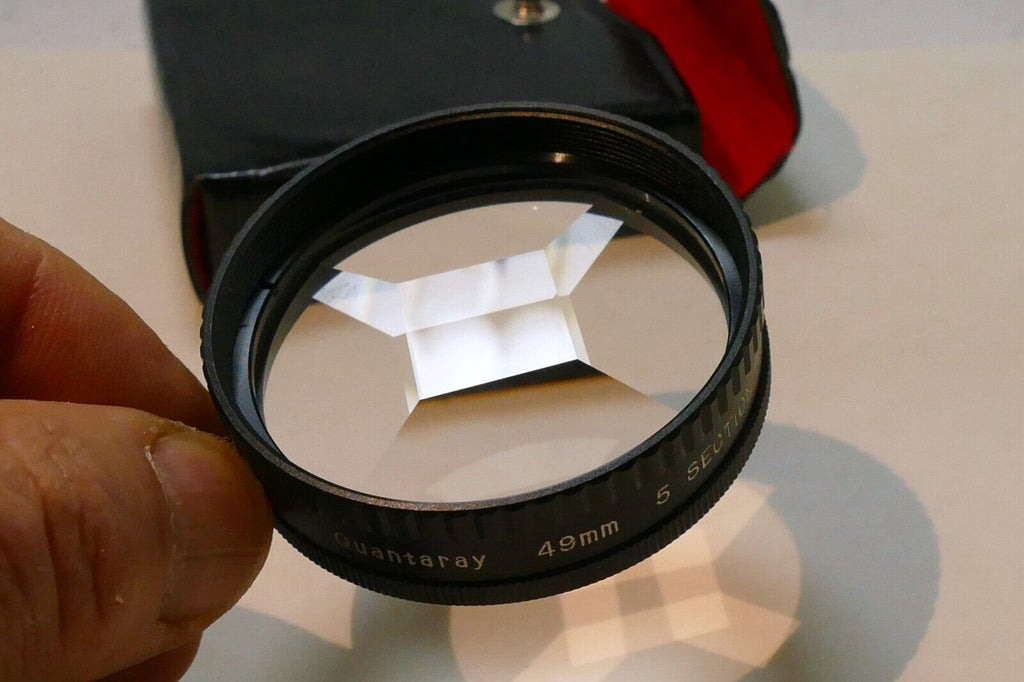 Quantaray  49mm Lens Filter 5 Section special effect multi-vision image