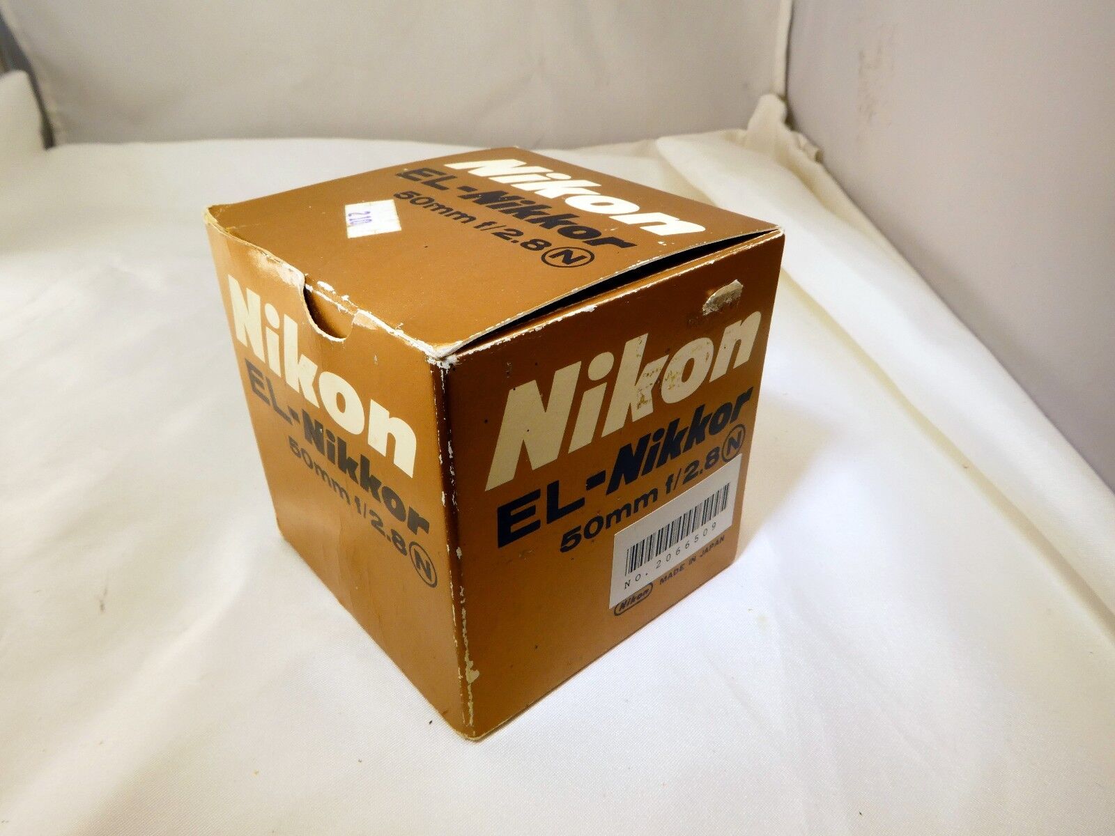 Empty Box from Nikon EL-Nikkor 50mm f2.8 enlarger lens
