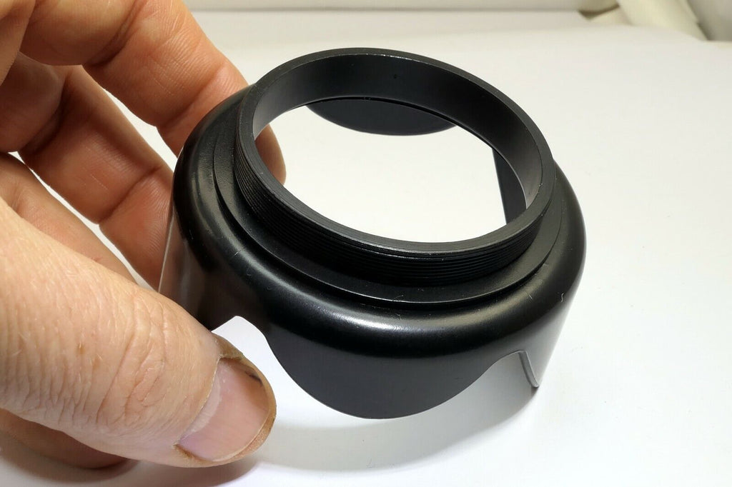 52mm threaded Petal tulip Lens Hood  Missing retaining ring - works