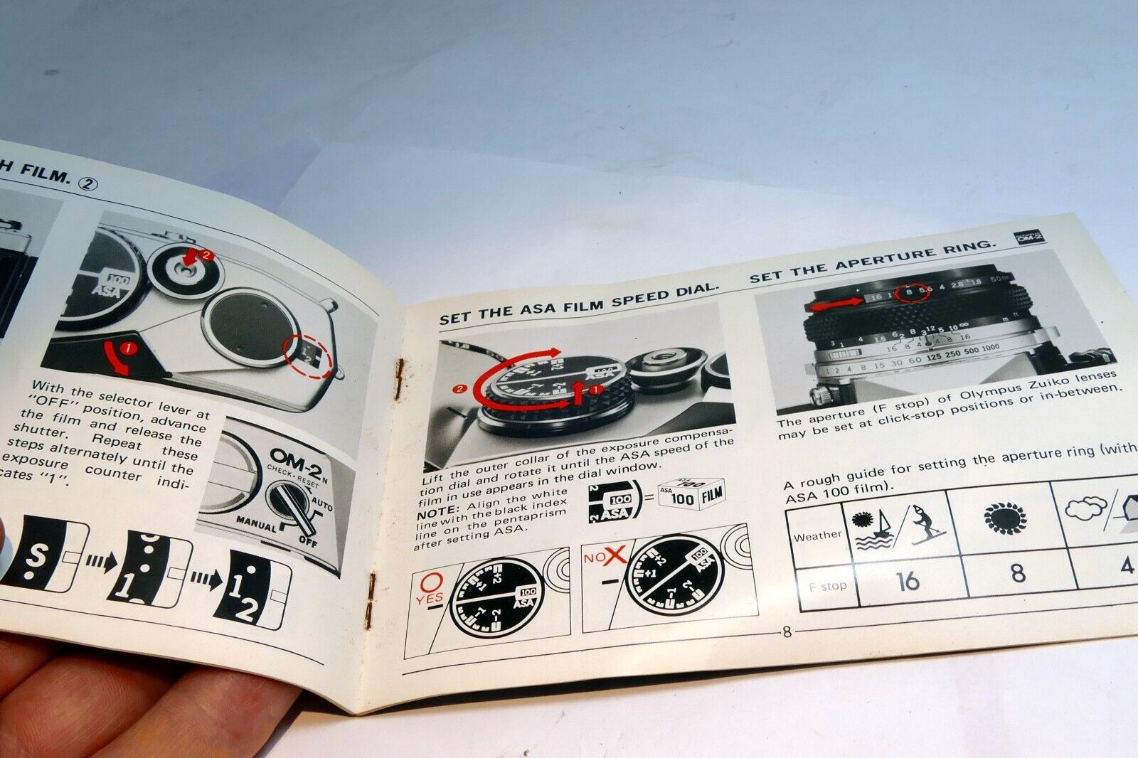 Olympus OM-2 Camera At a glance Concise User's Guide English EN Owners Manual
