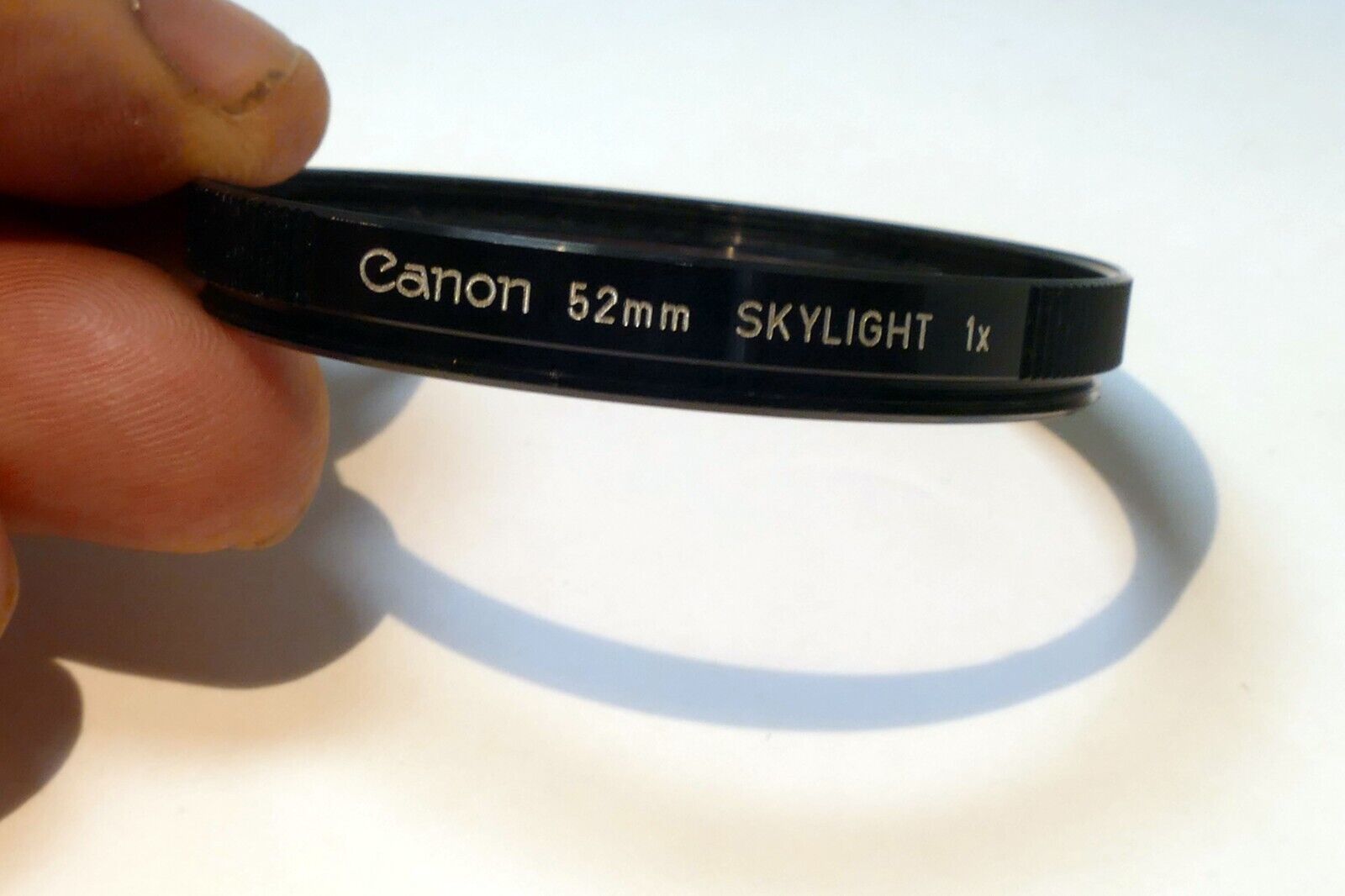 Canon 52mm Filter Skylight Sky 1x for 50mm f1.8 nFD - EOM with ribbed rim
