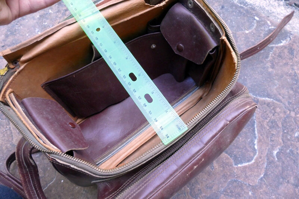 Cheney Genuine Leather Hard Case Camera antique messenger bag made in England