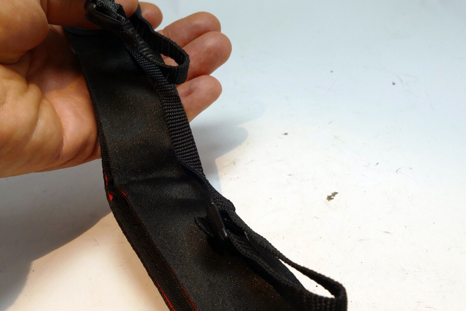 Sony α Alpha Shoulder Camera  Strap Orange Rim canvas α5000 α6000 -  Genuine OEM