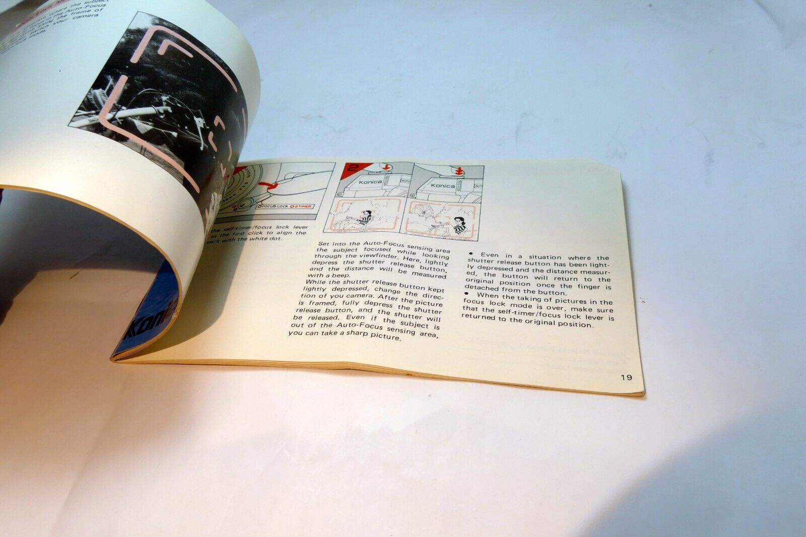 Konica C35 MF Camera Guide Booklet/Manual  English EN