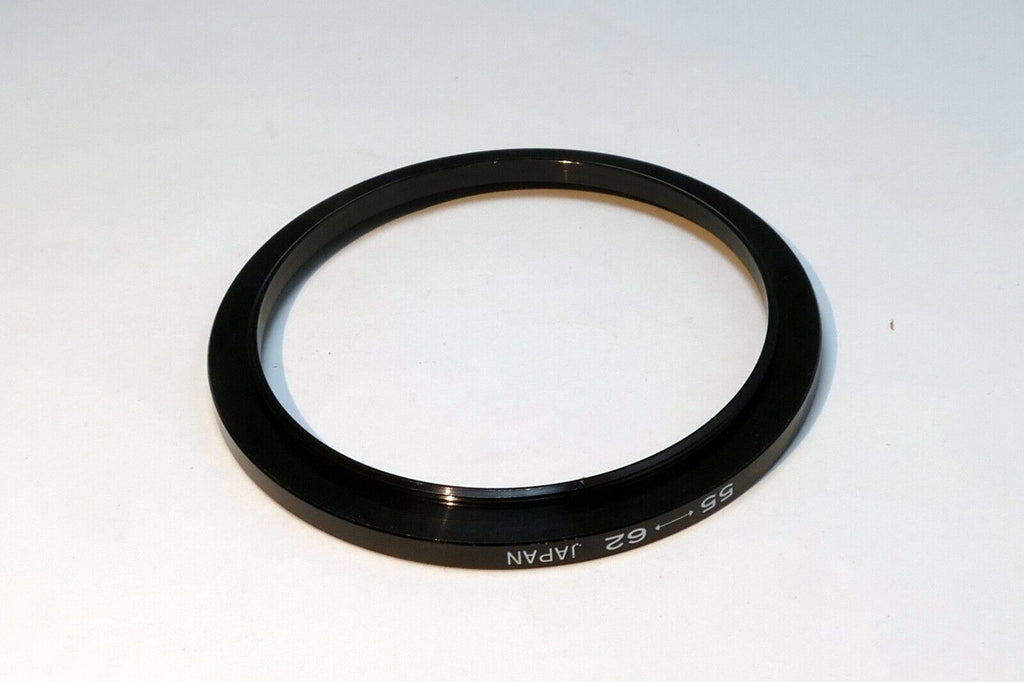55mm to 62mm ring Metal adapter threaded step-up