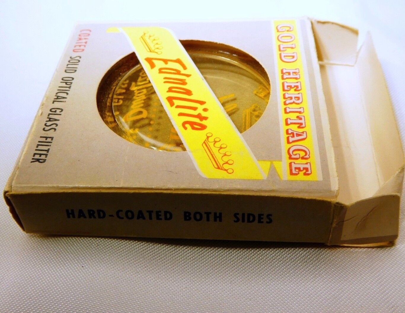 Empty Box for Ednalite series V 5 Chrome A Lens Filter Drop in vintage