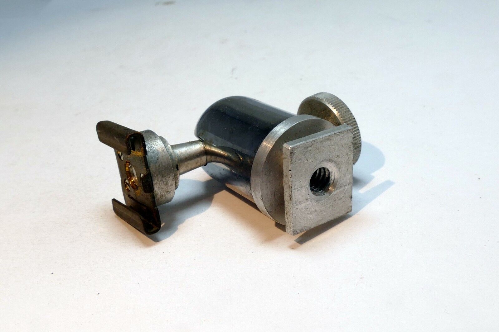 Pivoting Tripod ball head Adapter for flash 1/4" screw