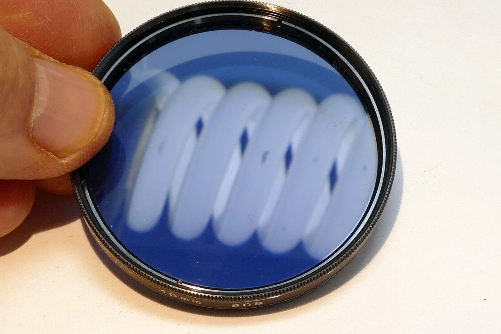 Vivitar  49mm Lens  Filter 80B Dark Blue