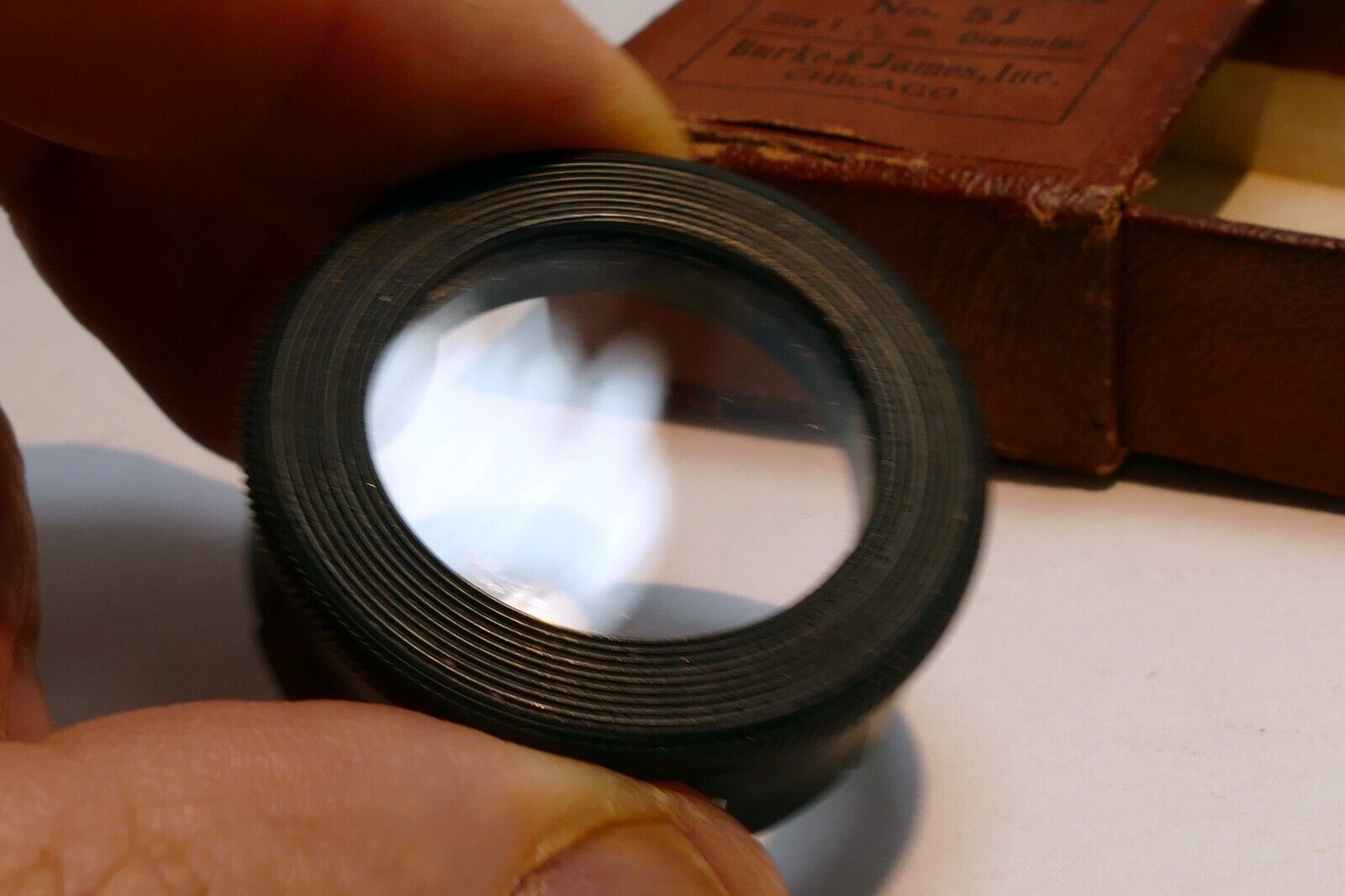 Burke & James no 51 Portrait Lens series 5 filter drop in 34mm for Kodak Folding