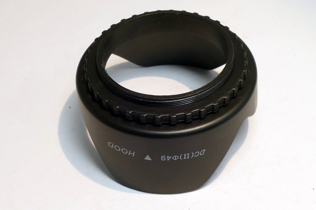 49mm OD Lens Hood Shade plastic petal threaded