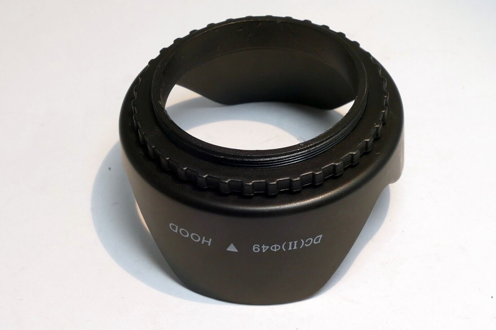 49mm OD Lens Hood Shade plastic petal threaded