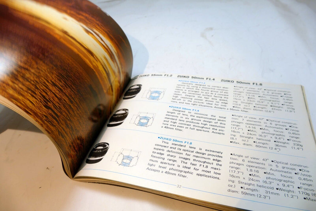 Olympus OM System  Brochure for OM  Zuiko Manual Focus lenses