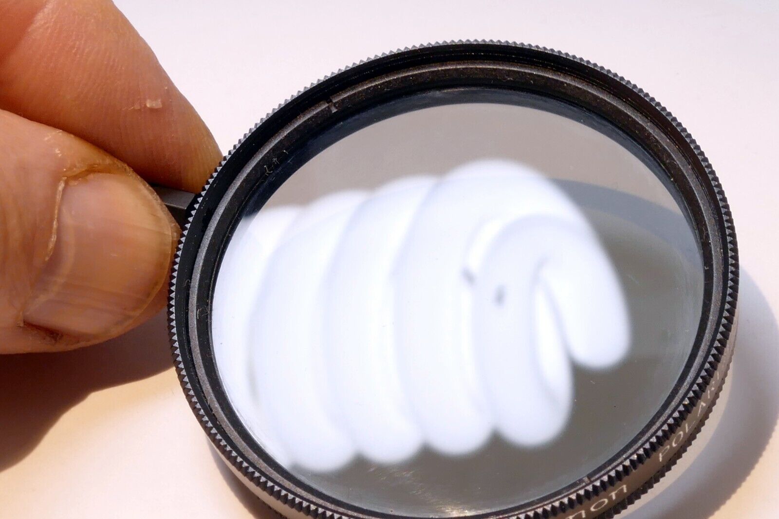 Canon 52mm Filter Linear Polarizer PL genuine vintage for 50mm f1.8 nFD - EOM