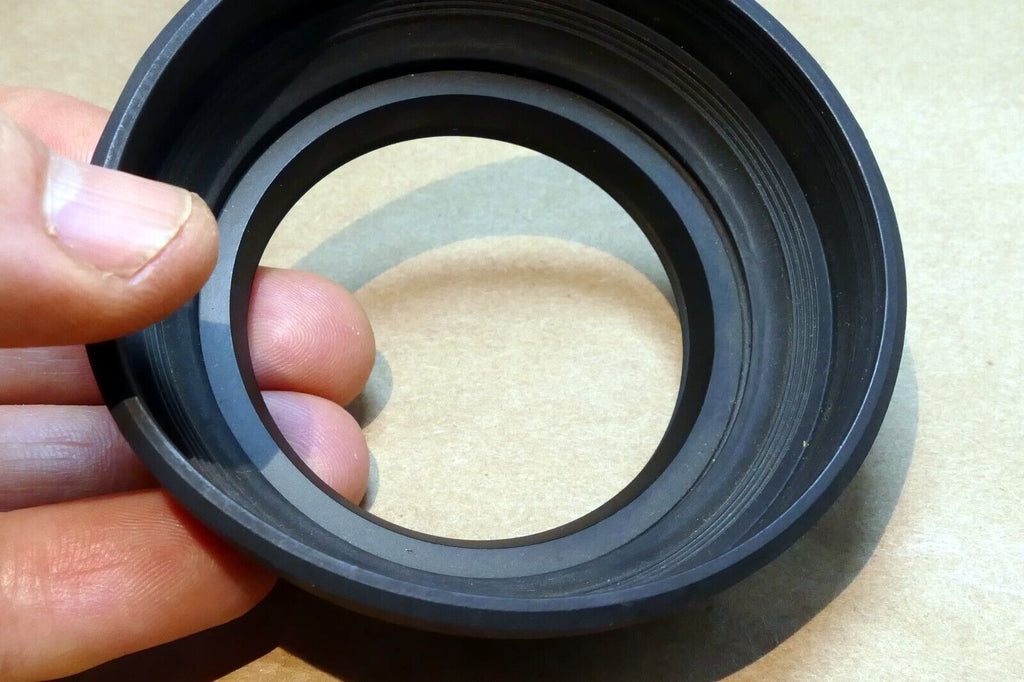 58mm Rubber  Lens Hood Shade made in Japan vintage