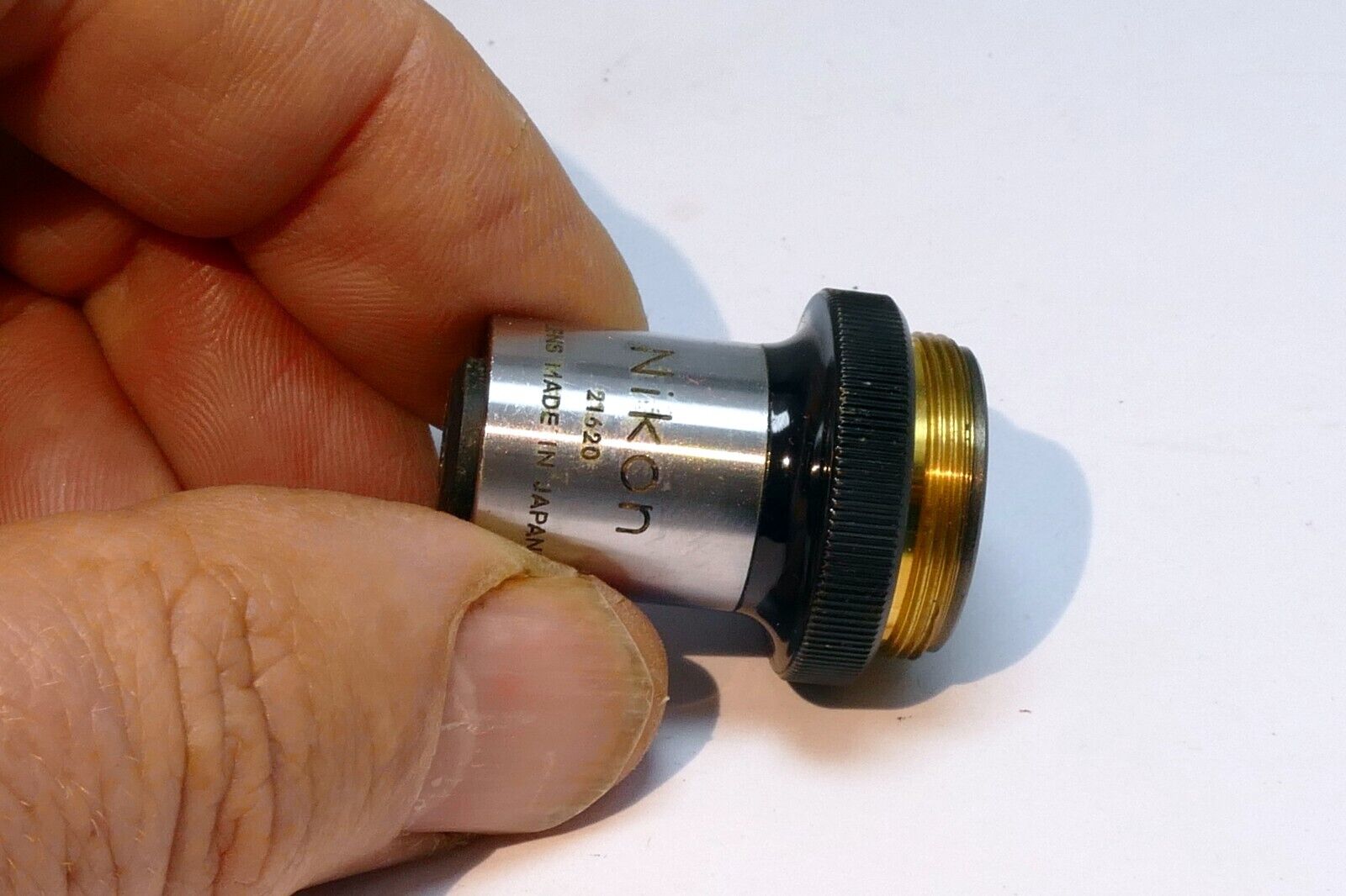 Nikon M 10 / 0.25  Microscope Objective Lens - works good Genuine