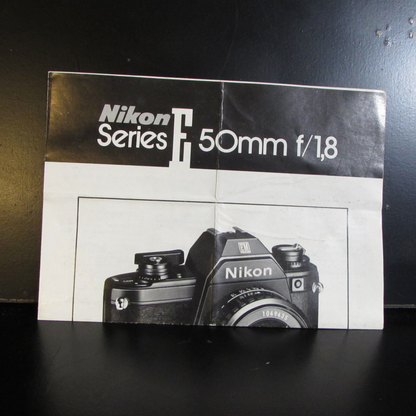 Nikon Series E 50mm f/1.8 Lens Owner Guide Manual O401416