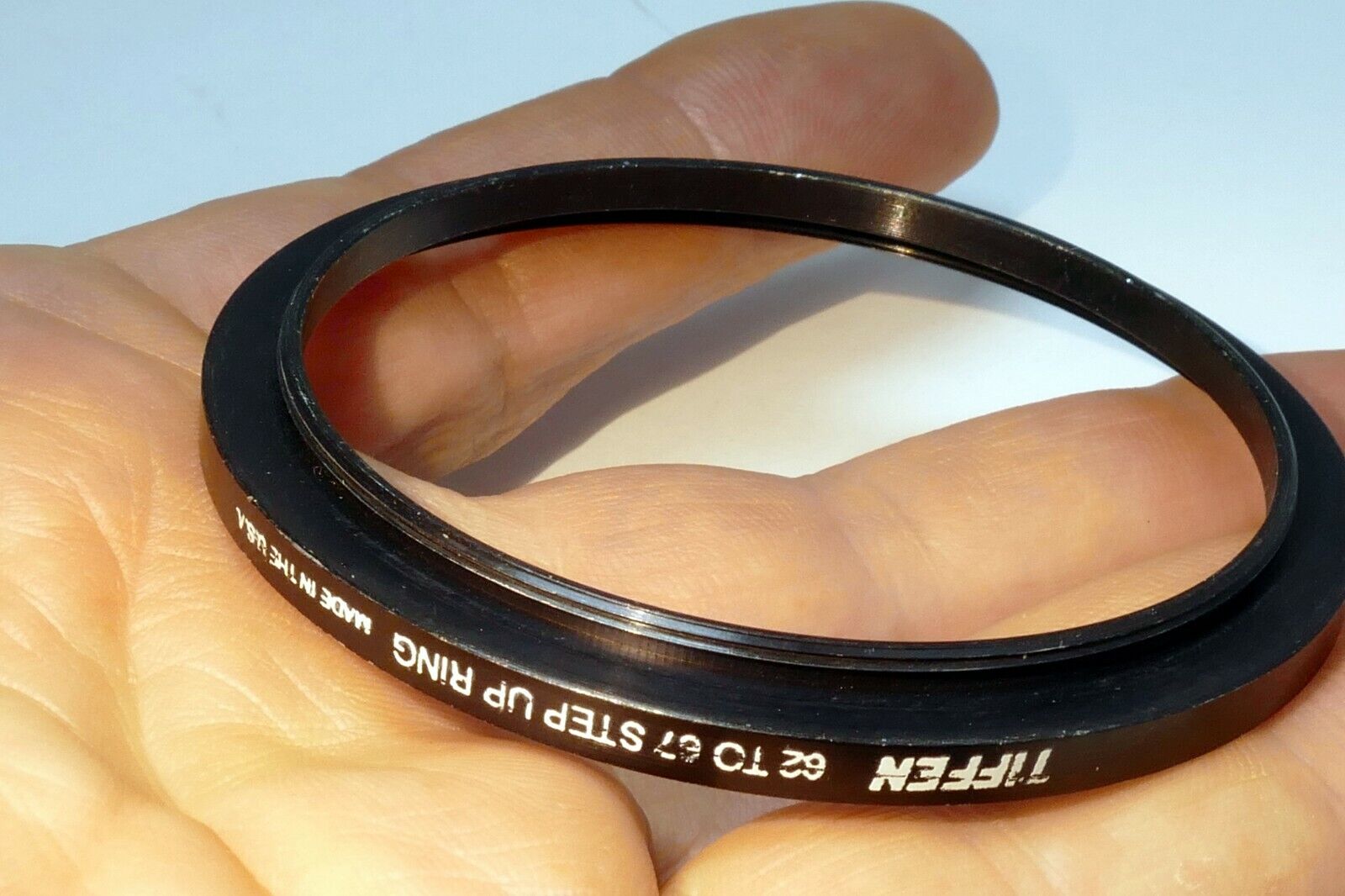 62mm to 67mm  lens ring step Up threaded male to female thin profile wide angle