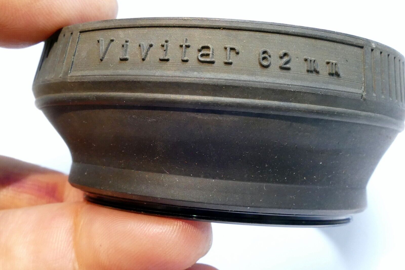 62mm Collapsible Rubber Lens Hood Shade for 70-210mm zoom double threaded