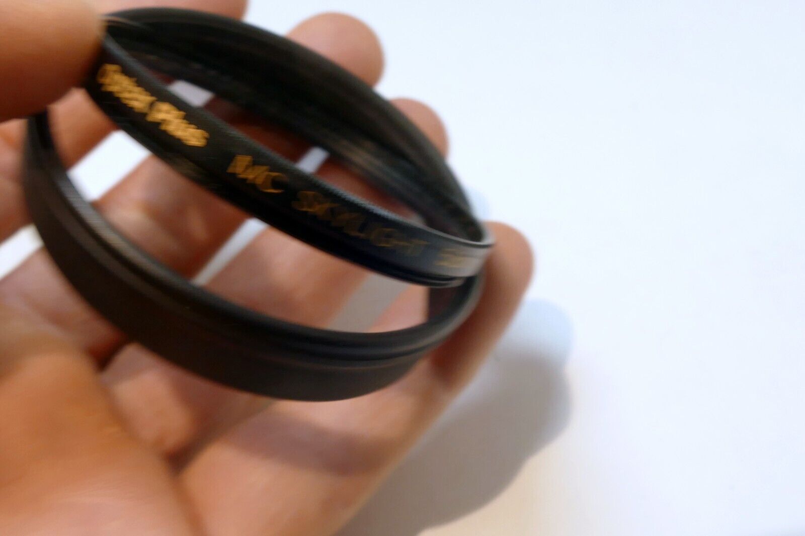 Optex MC Skylight 58mm Lens Filter with rubber protective cover ring