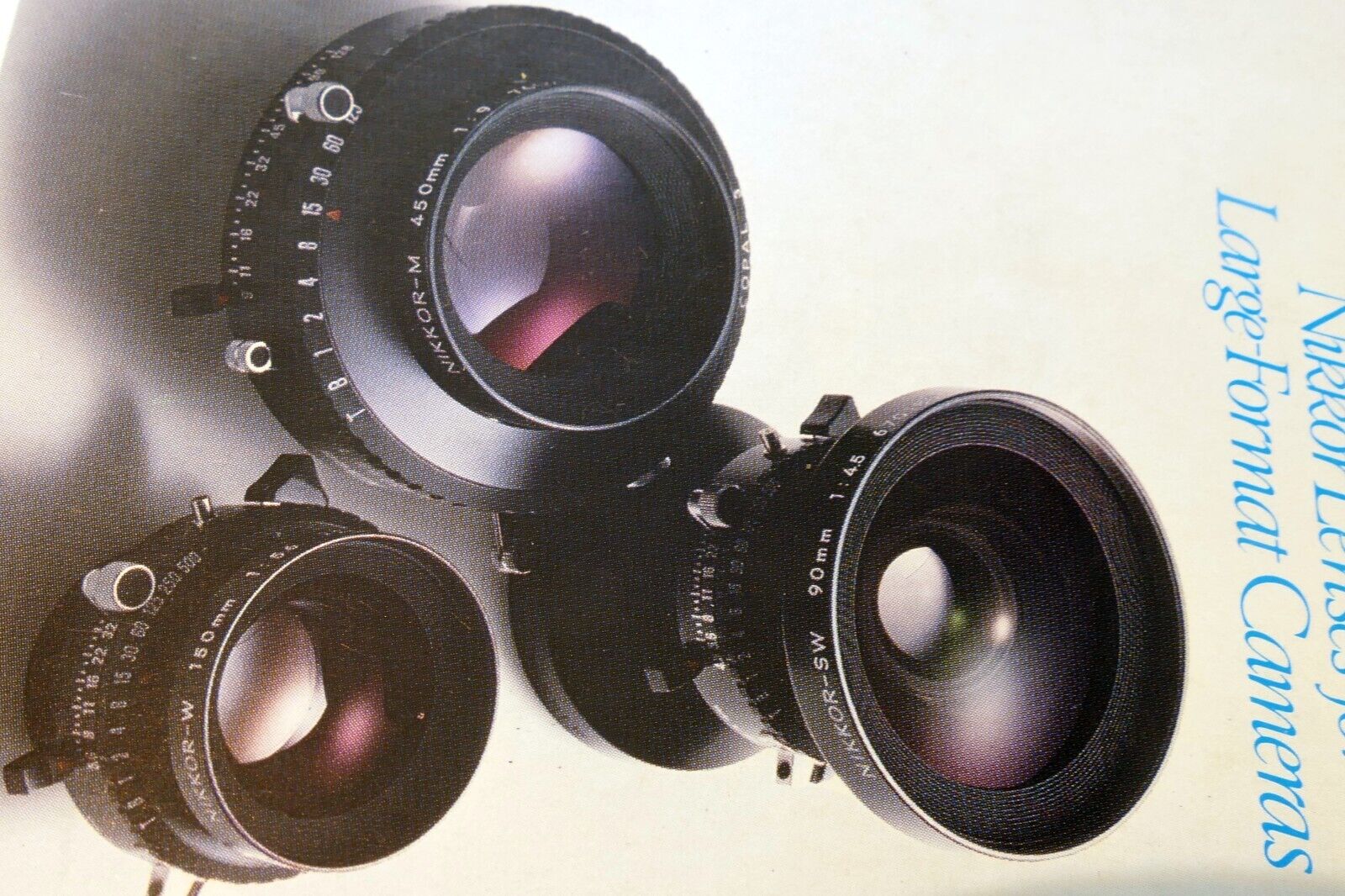 Nikon Nikkor EL Enlarger Lens Information Brochure Specification list