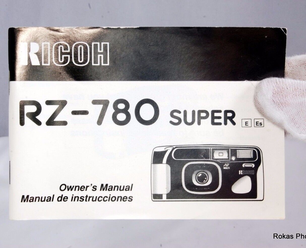 Ricoh Camera RZ-780 Super Manual Guide (EN)