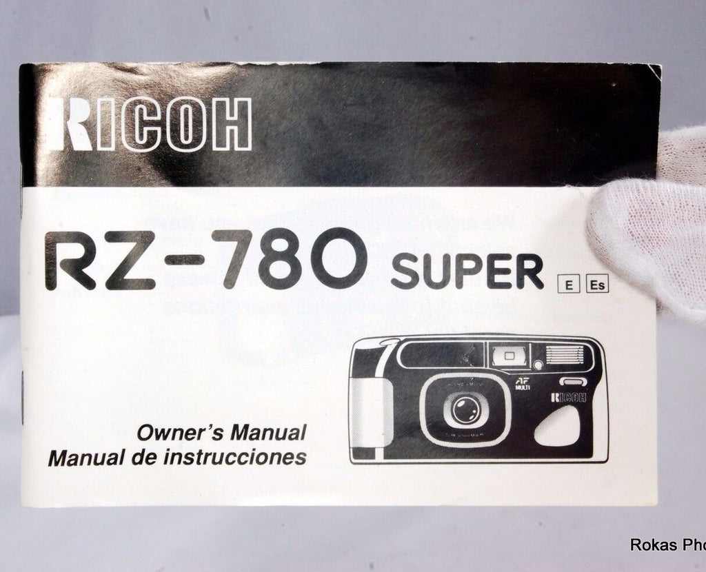Ricoh Camera RZ-780 Super Manual Guide (EN)