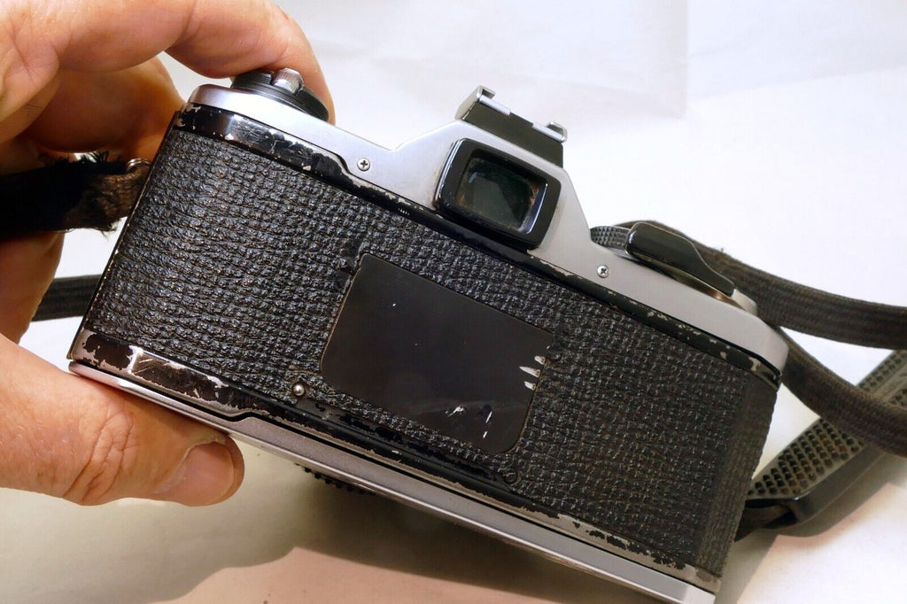 Pentax MX 35mm SLR Camera Kit w/ 50mm SMC F2 PK Lens - 3 F stops overexposes