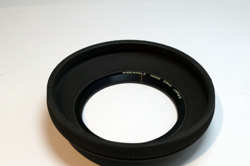 Wide angle 55mm rubber Lens Hood Shade collapsible  for 28mm f3.5