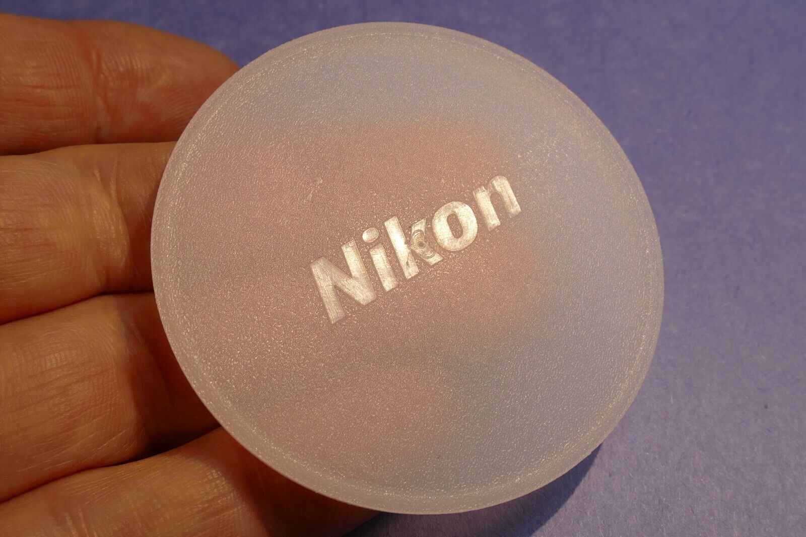 Nikon F Camera Body Cap Dust cover slip on type White   FE FE2