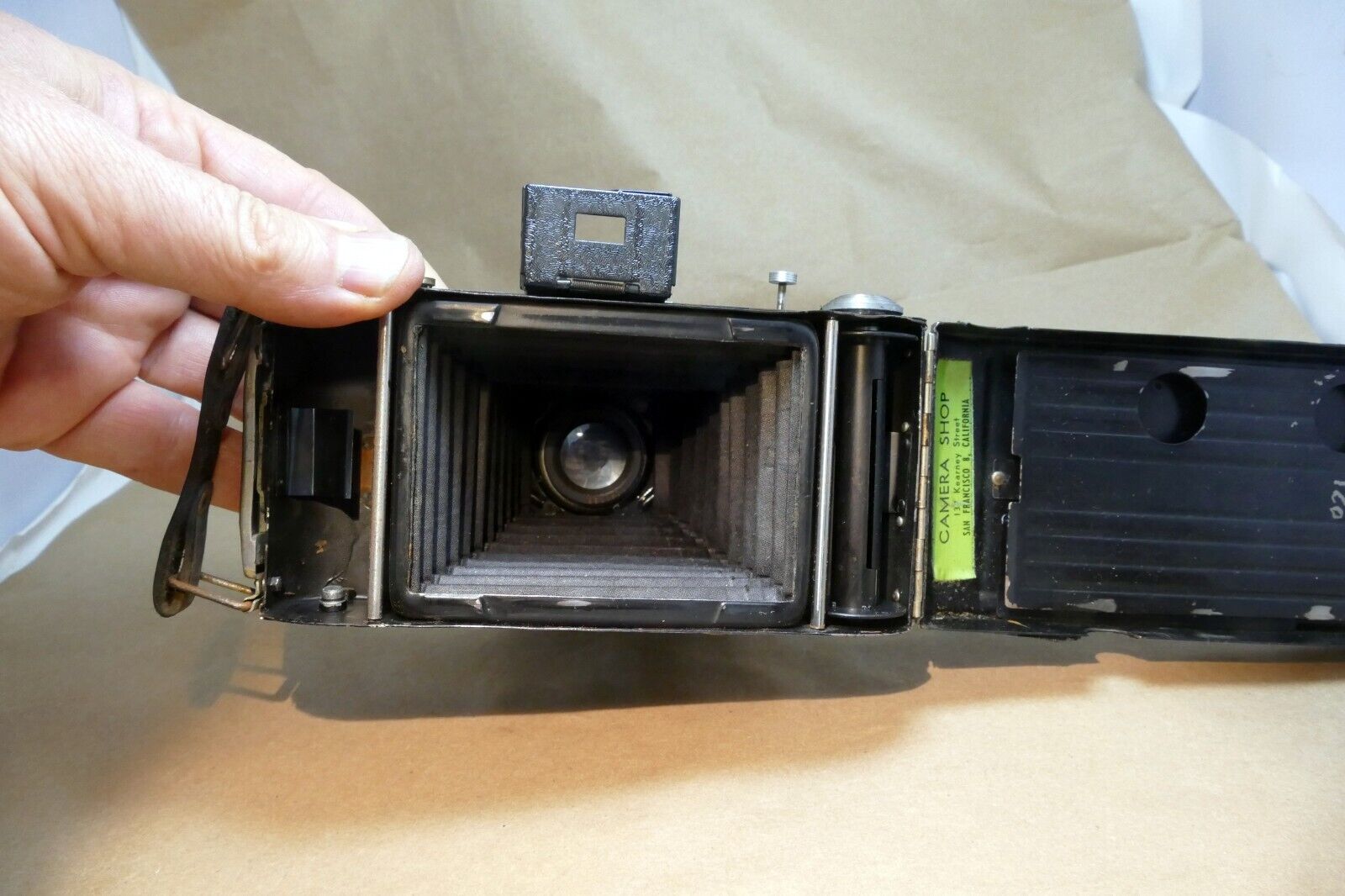 Schneider Kreuznach Radionar 10.5cm F4.5 Folding Camera 120 6X9 - tested works