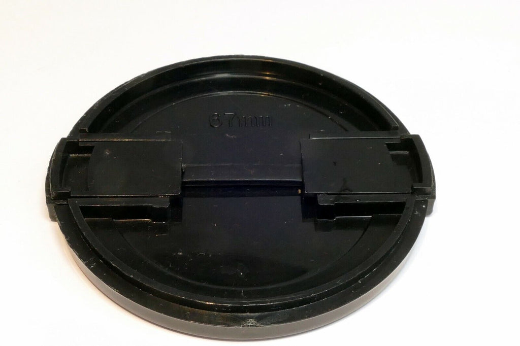 67mm snap on type Lens Front Cap black  plastic
