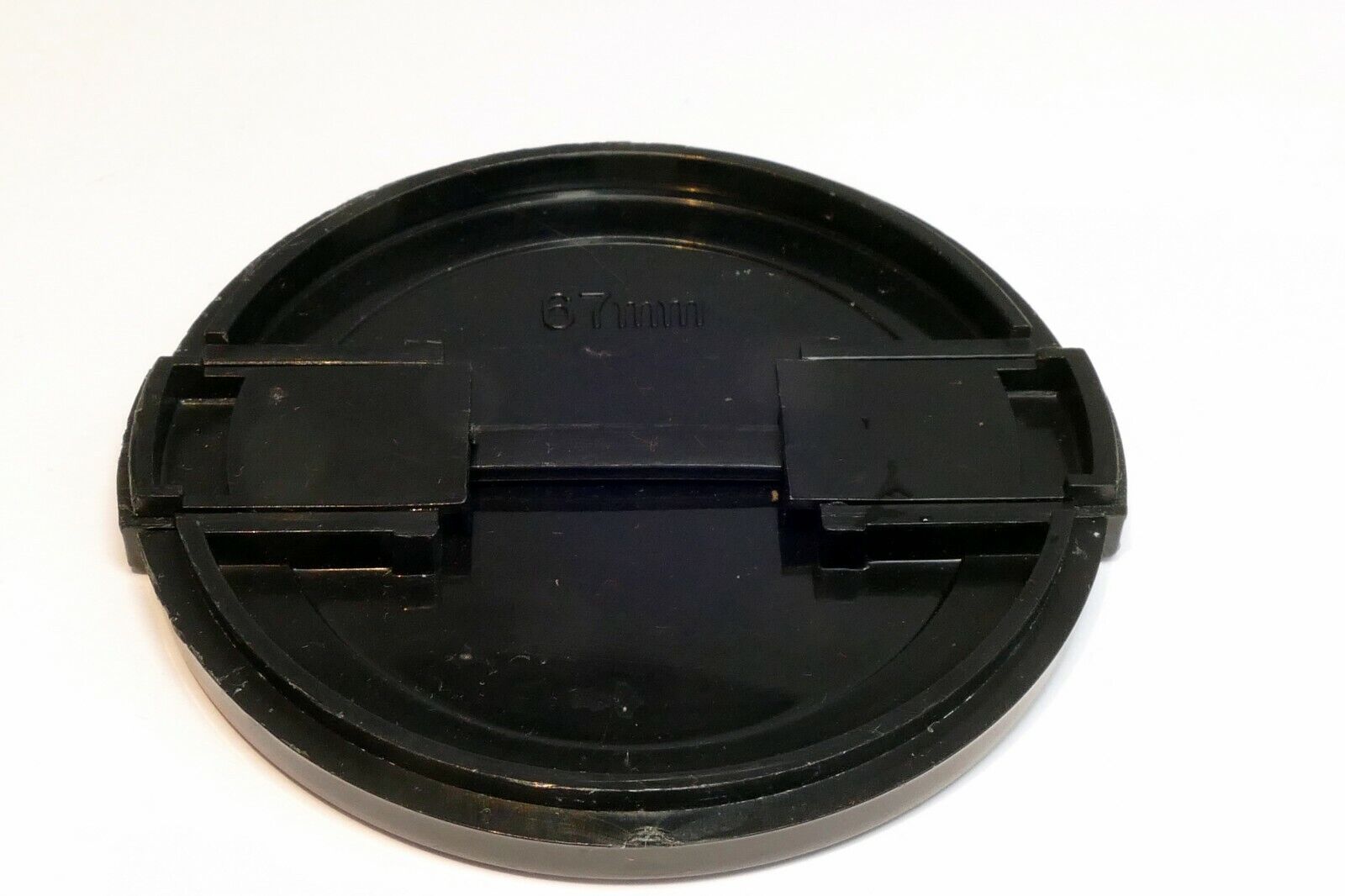 67mm snap on type Lens Front Cap black  plastic