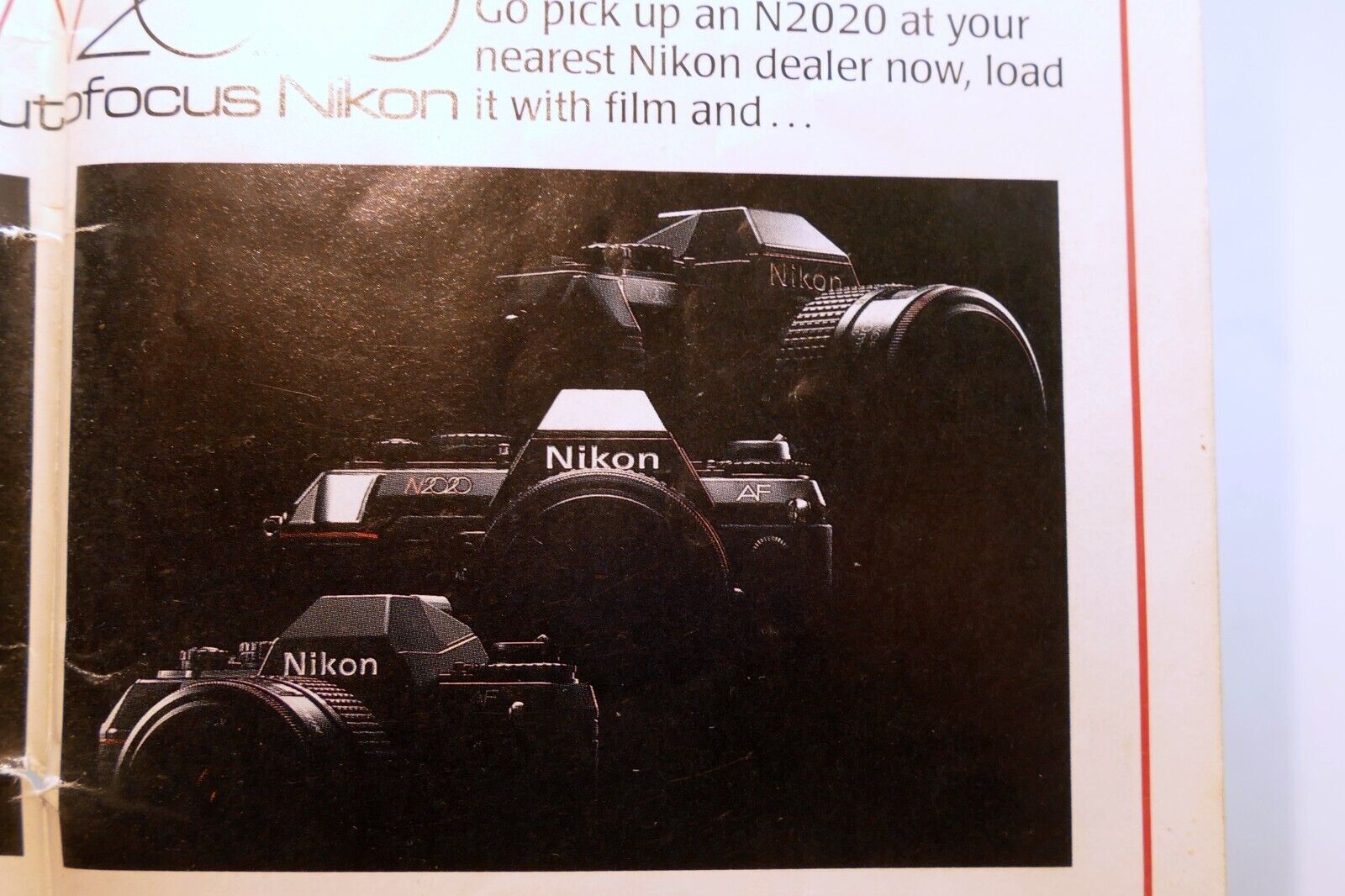 Nikon N2020 Camera  Photography  Brochure Features Technical Highlights 1986
