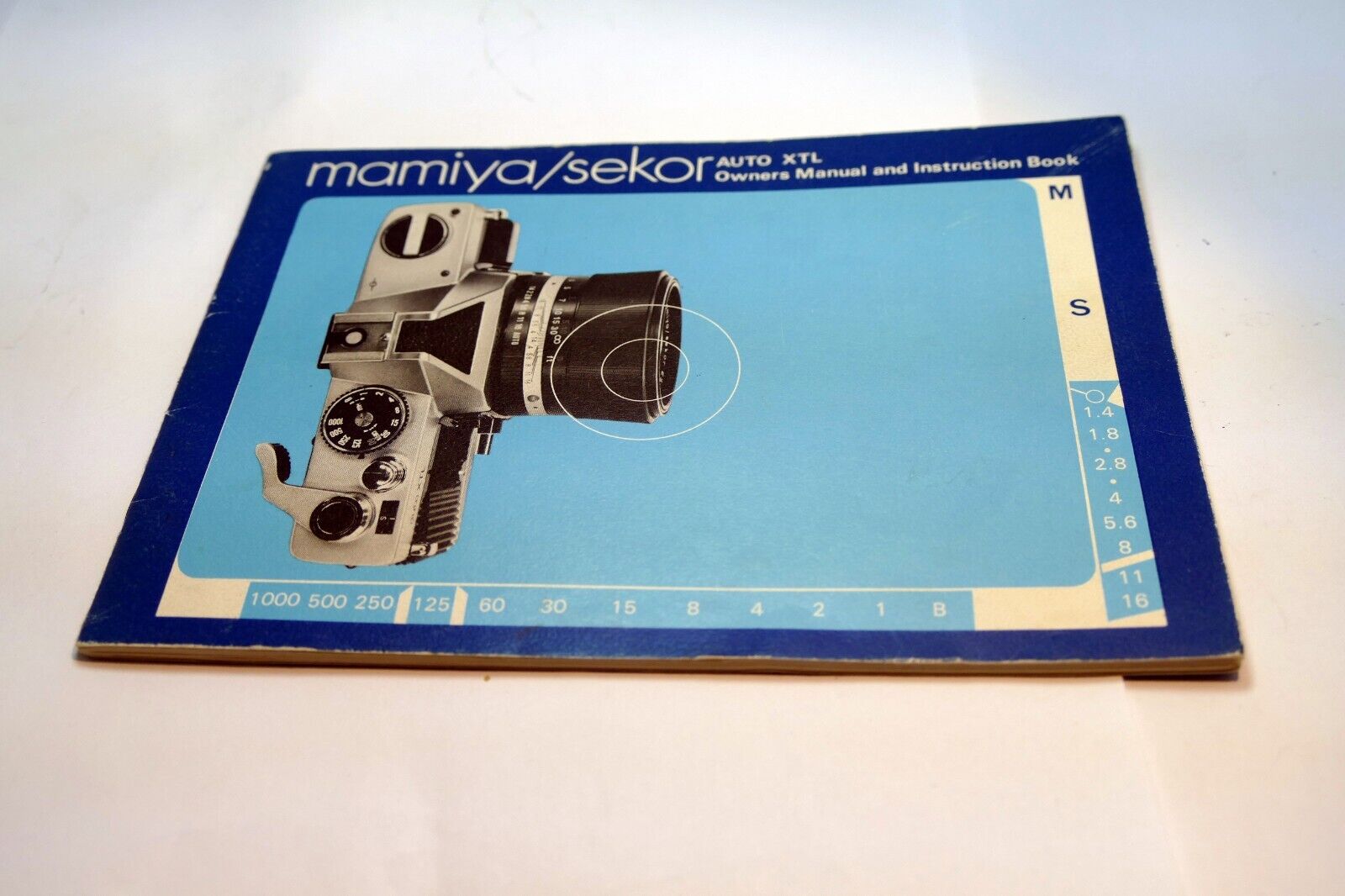 Mamiya Sekor Auto XTL camera Instruction manual guide English E