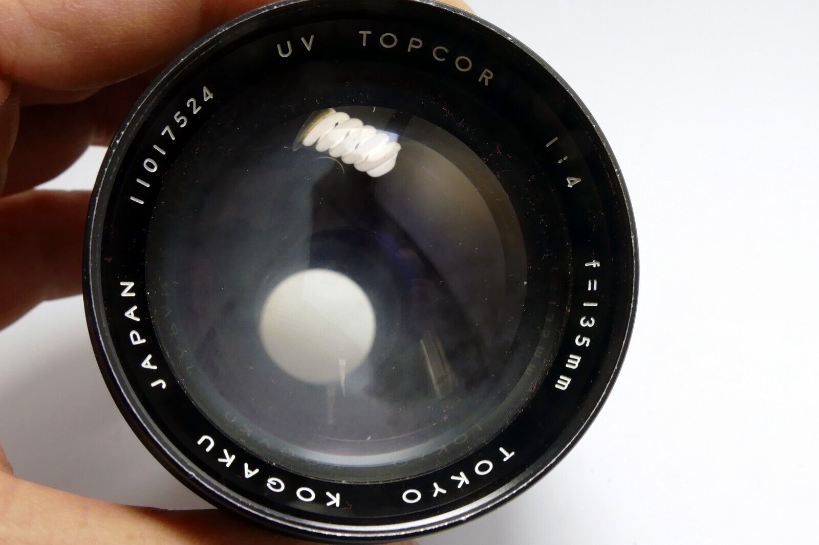 Topcon 135mm f/4 UV Topcor Lens - for parts or repair with fungus haze