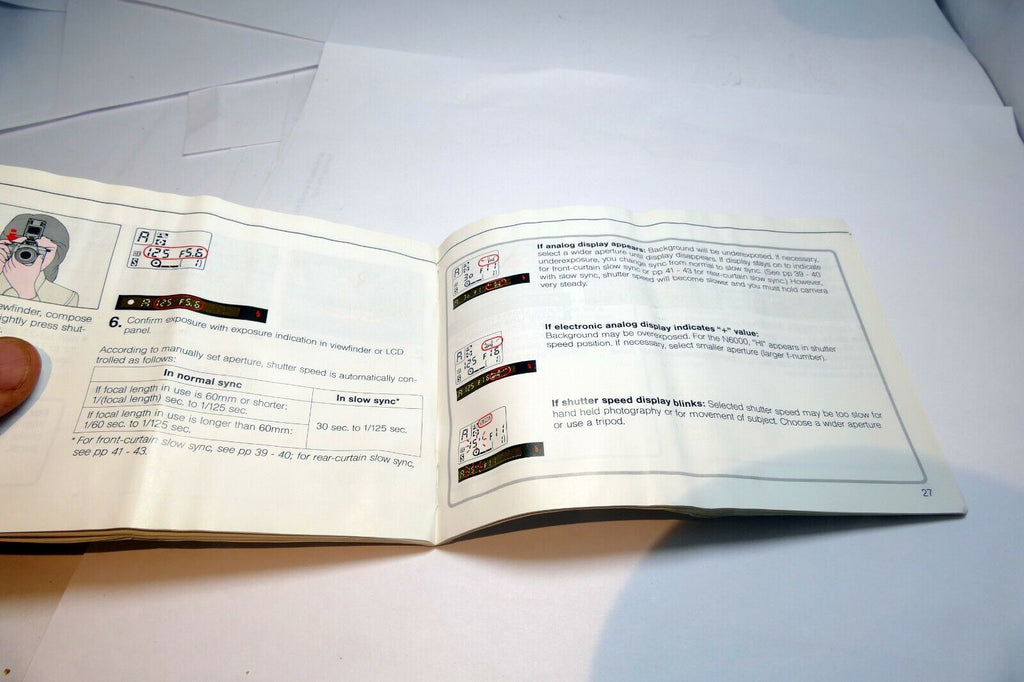 Nikon N6006 N6000 CAMERA FLASH Photography GUIDE Book manual English EN
