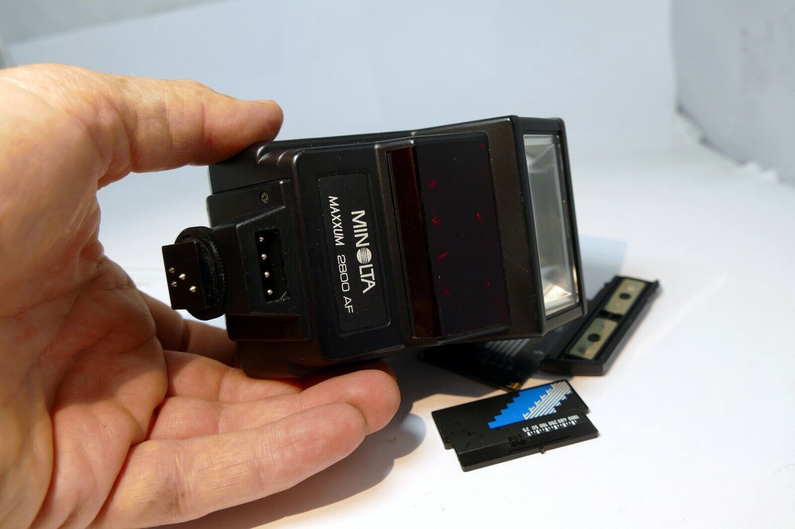Konica Minolta Maxxum 2800AF Shoe Mount Flash AS IS for parts or repair