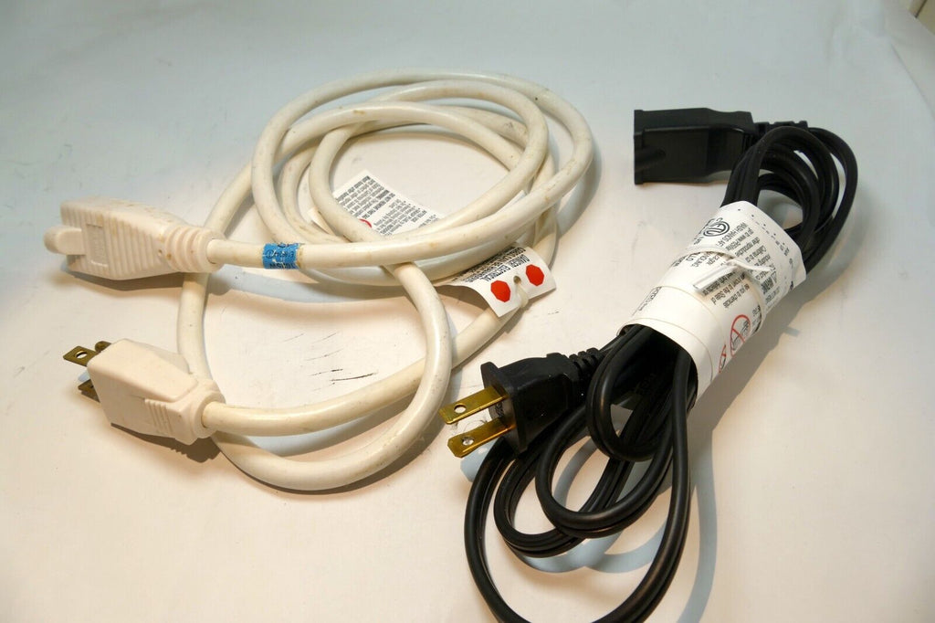 2x Extension Power Cord Cable 6  feet long lot pack of two