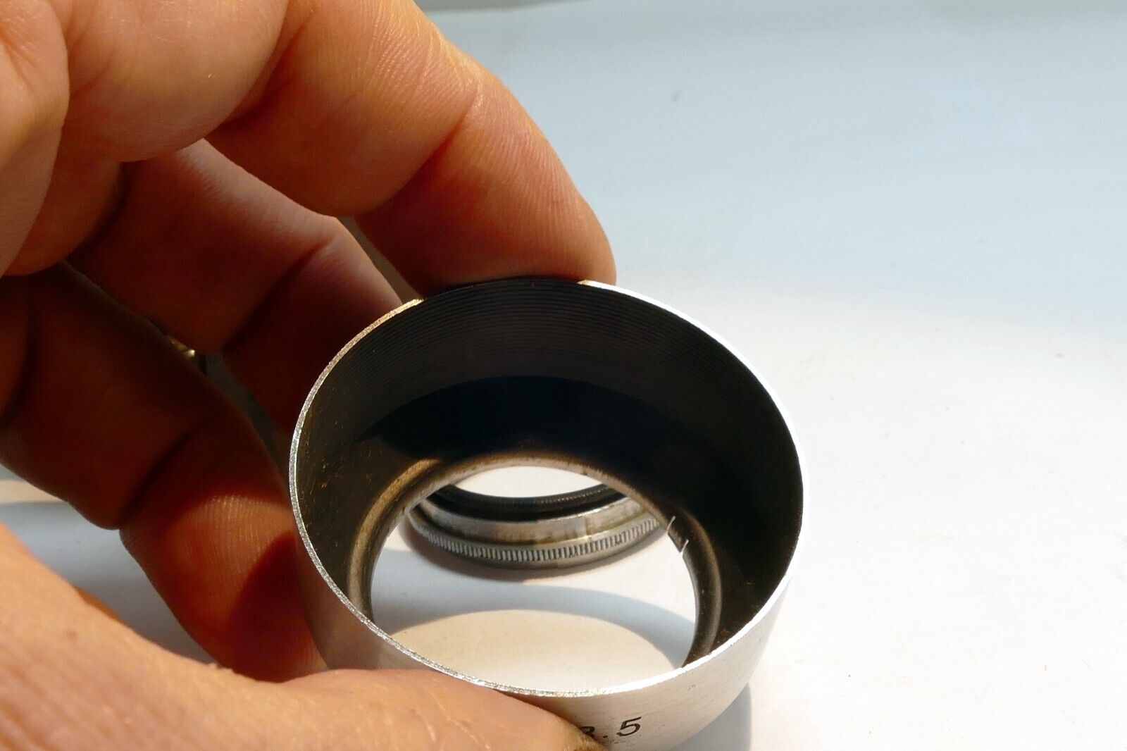 28.5mm Metal Lens Hood series 5 V 30mm OD for Ziess vintage with case