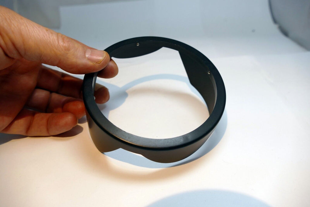 Incomplete Lens hood shade  90mm ID - missing inner ring - AS IS