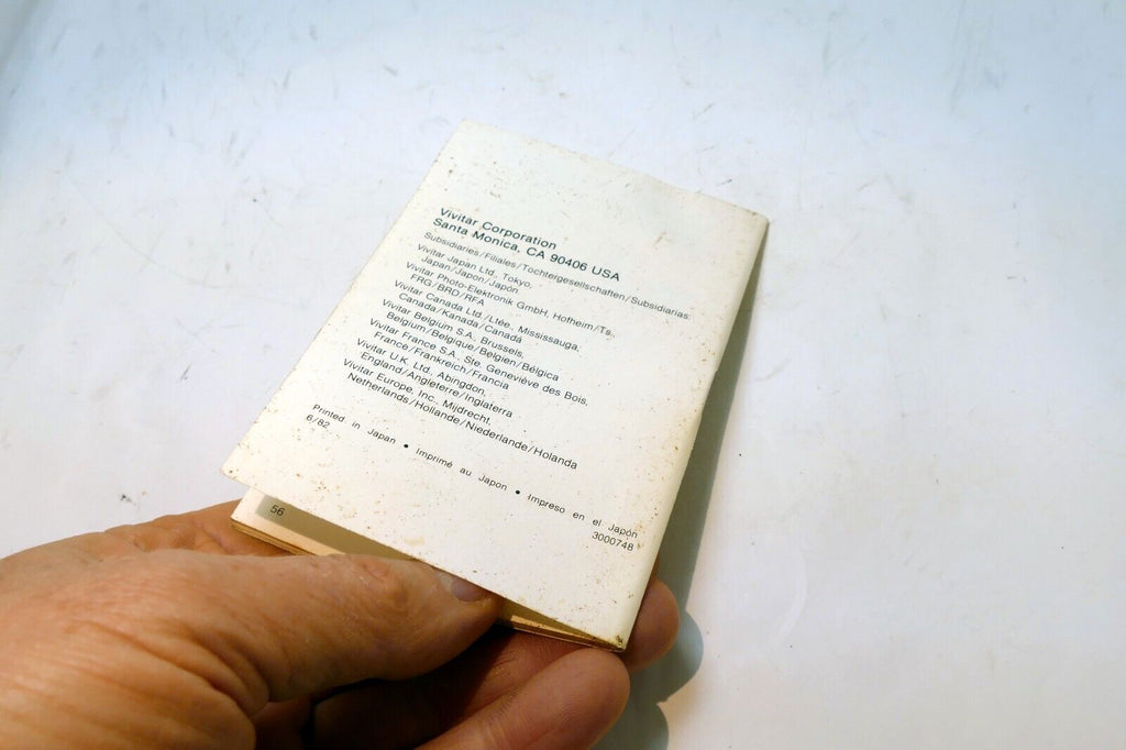 Vivitar 3500 Dedicated Flash Instructions manual guide English EN