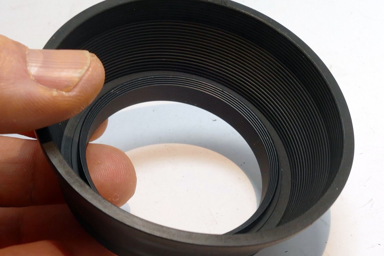 52mm Rubber Double Threaded Collapsible  Lens Hood Shade for 50mm f1.4