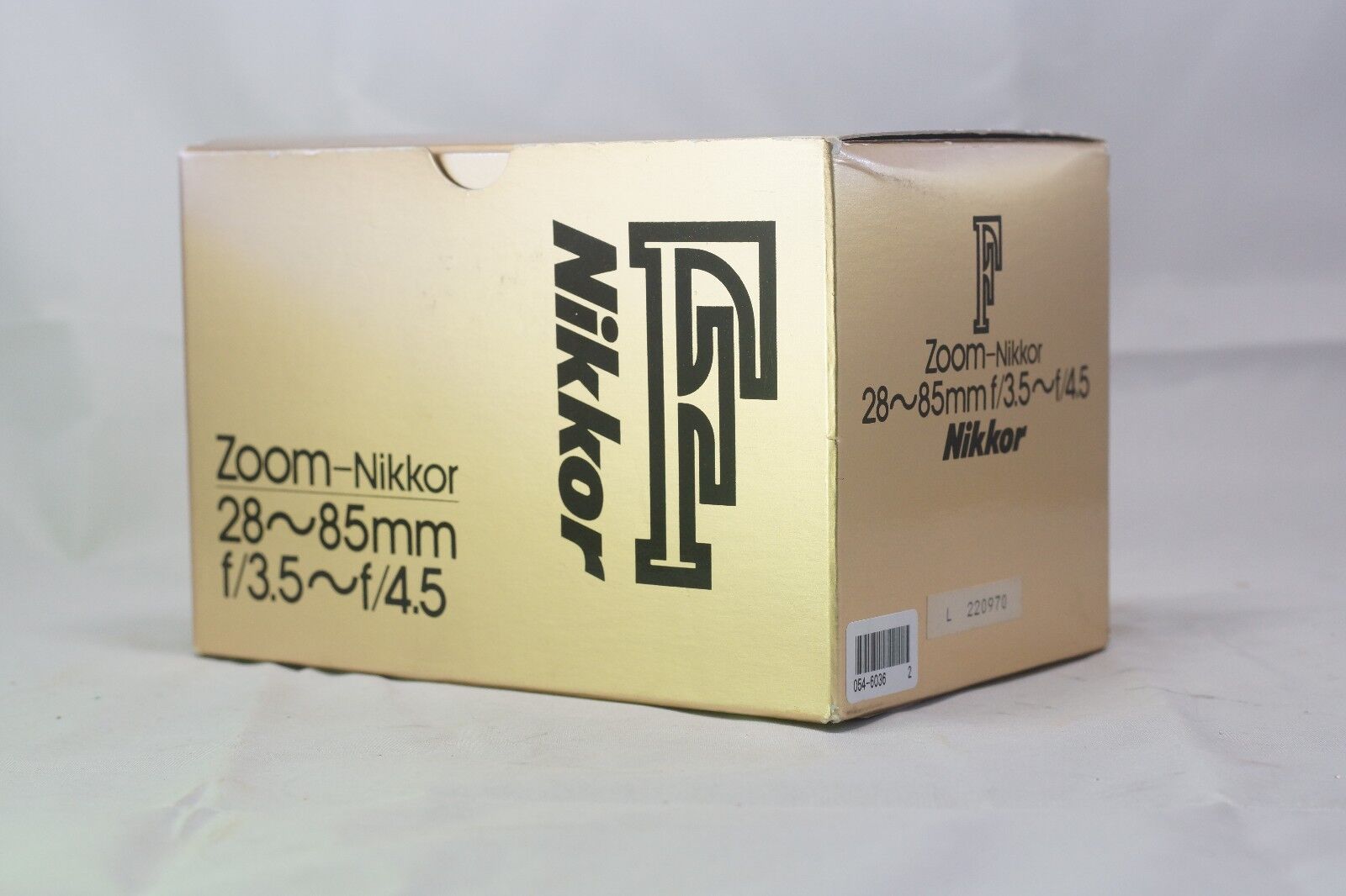 Empty Box for Nikon zoom  28-85mm f3.5-4.5   F (Ai) Nikkor  lens