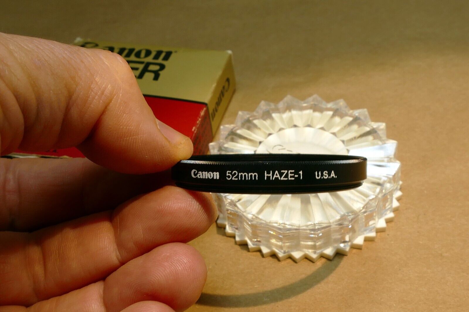 52mm Filter Canon UV Haze-1  USA Boxed  -  mint  - genuine OEM