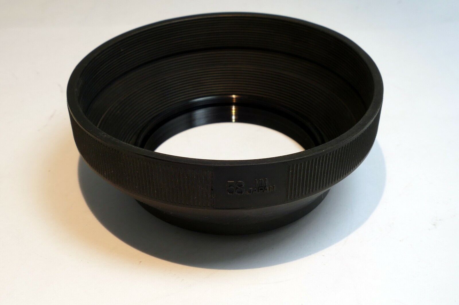 58mm Rubber Hood shade telephoto  collapsible for normal lenses double threaded