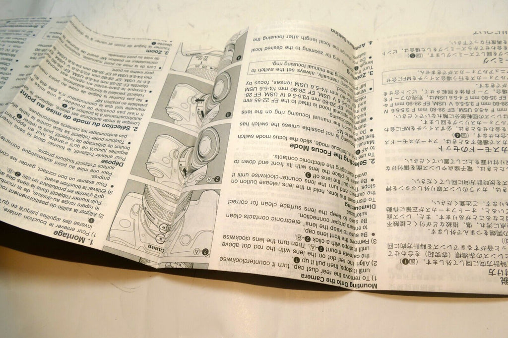 Canon 22-55mm EF Ultrasonic Lens guide 28-200mm USM EF Brochure