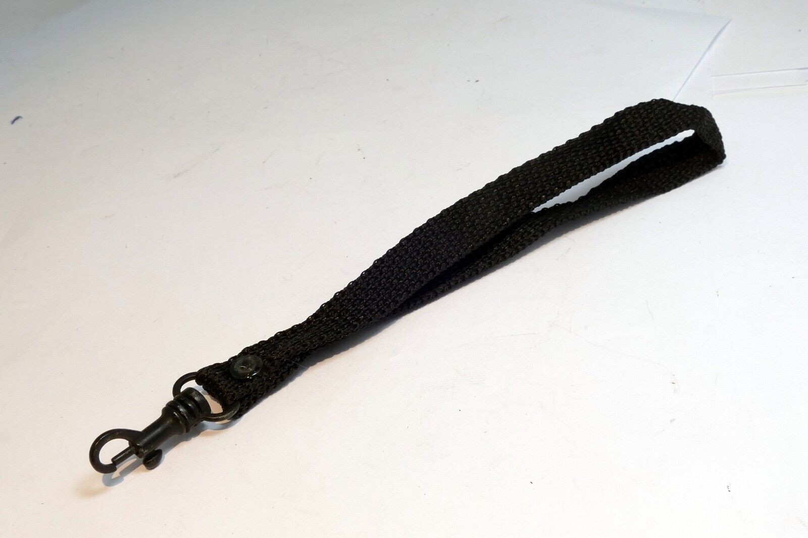 small camera Swivel wrist hand strap 7" long 1/2" wide black Olympus